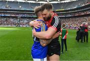 26 August 2017; Aidan O'Shea of Mayo with Barry John Keane of Kerry after the GAA Football All-Ireland Senior Championship Semi-Final Replay match between Kerry and Mayo at Croke Park in Dublin. Photo by Brendan Moran/Sportsfile