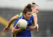 26 August 2017; Roisin Howard of Tipperary in action against Vikki Wall of Meath during the TG4 Ladies Football All-Ireland Intermediate Championship Semi-Final match between Meath and Tipperary at Semple Stadium in Thurles, Co. Tipperary. Photo by Matt Browne/Sportsfile