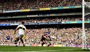 26 August 2017; Andy Moran of Mayo, centre, scores his side's second goal during the GAA Football All-Ireland Senior Championship Semi-Final Replay match between Kerry and Mayo at Croke Park in Dublin. Photo by Brendan Moran/Sportsfile