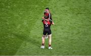 26 August 2017; Donal Vaughan, left, and Brendan Harrison of Mayo celebrate after the GAA Football All-Ireland Senior Championship Semi-Final Replay match between Kerry and Mayo at Croke Park in Dublin. Photo by Daire Brennan/Sportsfile