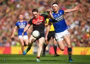 26 August 2017; Paddy Durcan of Mayo in action against David Moran of Kerry during the GAA Football All-Ireland Senior Championship Semi-Final Replay match between Kerry and Mayo at Croke Park in Dublin. Photo by Brendan Moran/Sportsfile