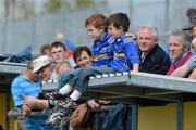 20 May 2012; Longford supporters Conor, left, and Sean Mulvey watch their team in action against Laois. Leinster GAA Football Senior Championship, Longford v Laois, Pearse Park, Longford. Picture credit: Matt Browne / SPORTSFILE