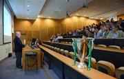 24 May 2012; Leinster honorary treasurer Ray Ryan in attendance at the Leinster Branch Annual Council Meeting 2012. UCD, Dublin. Picture credit: Matt Browne / SPORTSFILE