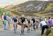 24 May 2012; Ryan Sherlock, Tipperary Carrick Iverk Produce, and Mark Dowling, Meath Dunboyne DID Electrical, climb Mamore Gap, in Co. Donegal, during the fifth stage of the 2012 An Post Rás. Bundoran - Buncrana. Picture credit: Stephen McCarthy / SPORTSFILE