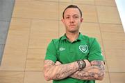 25 May 2012; Republic of Ireland's Rhys Muphy after a press conference ahead of their International Friendly against Denmark on Monday. Republic of Ireland Under-21 Press Conference, Bewley’s Hotel, Dublin Airport, Dublin. Picture credit: Barry Cregg / SPORTSFILE