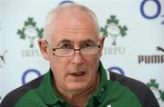 25 May 2012; Ireland team manager Michael Kearney during a press conference ahead of the Steinlager Series 2012 against New Zealand in June. Ireland Rugby Squad Press Conference, Carton House, Maynooth, Co. Kildare. Picture credit: Matt Browne / SPORTSFILE