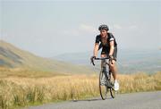 25 May 2012; Ben Grenda, Rapha Condor Sharp, on the Glengesh Pass climb during the sixth stage of the 2012 An Post Rás. Buncrana - Killybegs. Picture credit: Stephen McCarthy / SPORTSFILE