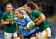 26 August 2017; Emma Sherwood of Kerry in action against Nicole Owens of Dublin during the TG4 Ladies Football All-Ireland Senior Championship Semi-Final match between Dublin and Kerry at Semple Stadium in Thurles, Co. Tipperary. Photo by Matt Browne/Sportsfile