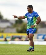 26 August 2017; Bundee Aki of Connacht during the Pre-season Friendly match between Connacht and Bristol at the Sportsground in Galway. Photo by Seb Daly/Sportsfile