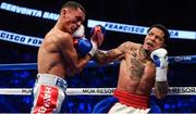 26 August 2017; Gervonta Davis, right, and Francisco Fonseca during their super-featherweight bout on the undercard of the the super welterweight boxing match between Floyd Mayweather Jr and Conor McGregor in Las Vegas, USA. Photo by Stephen McCarthy/Sportsfile