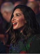26 August 2017; Actress Olivia Munn in attendance at the super welterweight boxing match between Floyd Mayweather Jr and Conor McGregor at T-Mobile Arena in Las Vegas, USA. Photo by Stephen McCarthy/Sportsfile