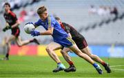 27 August 2017; Pearse Frost of Roscommon in action against Tomás Hoy of Tyrone during the All-Ireland U17 Football Championship Final match between Tyrone and Roscommon at Croke Park in Dublin. Photo by Brendan Moran/Sportsfile