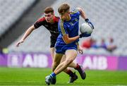 27 August 2017; Pearse Frost of Roscommon in action against Ethan Jordan of Tyrone during the All-Ireland U17 Football Championship Final match between Tyrone and Roscommon at Croke Park in Dublin. Photo by Brendan Moran/Sportsfile