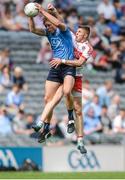 27 August 2017; Donal Ryan of Dublin in action against Oisín McWilliams of Derry during the Electric Ireland GAA Football All-Ireland Minor Championship Semi-Final match between Dublin and Derry at Croke Park in Dublin. Photo by Piaras Ó Mídheach/Sportsfile
