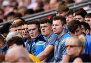 27 August 2017; Dublin players including Jack McCaffrey ahead of the Football All-Ireland Senior Championship Semi-Final match between Dublin and Tyrone at Croke Park in Dublin. Photo by Ramsey Cardy/Sportsfile