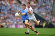 27 August 2017; Con O'Callaghan of Dublin in action against Kieran McGeary of Tyrone during the GAA Football All-Ireland Senior Championship Semi-Final match between Dublin and Tyrone at Croke Park in Dublin. Photo by Brendan Moran/Sportsfile