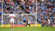 27 August 2017; Eoghan O'Gara scores the second Dublin goal, in the 68th minute, during the GAA Football All-Ireland Senior Championship Semi-Final match between Dublin and Tyrone at Croke Park in Dublin. Photo by Ray McManus/Sportsfile
