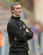 20 May 2012; Jim McGuinness, Donegal manager. Ulster GAA Football Senior Championship Preliminary Round, Cavan v Donegal, Kingspan Breffni Park, Cavan. Picture credit: Oliver McVeigh / SPORTSFILE