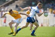 27 May 2012; Eoin Lennon, Monaghan, in action against James Loughrey, Antrim. Ulster GAA Football  Senior Championship Quarter Final, Monaghan v Antrim, St Tiernach's Park, Clones, Co. Monaghan. Picture credit: Oliver McVeigh / SPORTSFILE