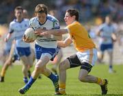 27 May 2012; Conor McManus, Monaghan, in action against Kevin O'Boyle, Antrim. Ulster GAA Football  Senior Championship Quarter Final, Monaghan v Antrim, St Tiernach's Park, Clones, Co. Monaghan. Picture credit: Oliver McVeigh / SPORTSFILE
