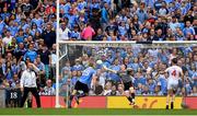 27 August 2017; Eoghan O'Gara of Dublin scores his side's second goal during the GAA Football All-Ireland Senior Championship Semi-Final match between Dublin and Tyrone at Croke Park in Dublin. Photo by Brendan Moran/Sportsfile