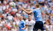 27 August 2017; Eoghan O'Gara of Dublin palms the ball to the net for his side's second goal during the GAA Football All-Ireland Senior Championship Semi-Final match between Dublin and Tyrone at Croke Park in Dublin. Photo by Piaras Ó Mídheach/Sportsfile