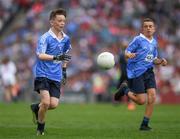 26 August 2017; James Maguire of Tallanstown NS, Co Louth, representing Dublin, during the INTO Cumann na mBunscol GAA Respect Exhibition Go Games at Dublin v Tyrone - GAA Football All-Ireland Senior Championship Semi-Final at Croke Park in Dublin. Photo by Ray McManus/Sportsfile