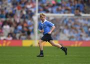 26 August 2017; Brandon of Cassidy Bishop Foley NS, Co Carlow, representing Dublin, during the INTO Cumann na mBunscol GAA Respect Exhibition Go Games at Dublin v Tyrone - GAA Football All-Ireland Senior Championship Semi-Final at Croke Park in Dublin. Photo by Ray McManus/Sportsfile