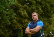 28 August 2017; Leinster's Sean Cronin poses for a portrait following a press conference at Leinster Rugby Headquarters in Dublin. Photo by Ramsey Cardy/Sportsfile