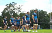 28 August 2017; Jordi Murphy alongside his Leinster teammates during squad training at UCD in Dublin. Photo by Ramsey Cardy/Sportsfile