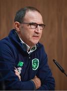 28 August 2017; Republic of Ireland manager Martin O'Neill during the Republic of Ireland Press Conference at FAI NTC in Abbotstown, Dublin. Photo by Eóin Noonan/Sportsfile