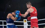 28 August 2017; Joe Ward, right, of Ireland exchanges punches with Iago Kiziria of Georgia during their light heavyweight bout at the AIBA World Boxing Championships in Hamburg, Germany. Photo by AIBA via Sportsfile