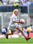 27 August 2017; Clare Walsh of Ballymacarbry NS, Co. Waterford, representing Tyrone during the INTO Cumann na mBunscol GAA Respect Exhibition Go Games at Dublin v Tyrone - GAA Football All-Ireland Senior Championship Semi-Final at Croke Park in Dublin. Photo by Ramsey Cardy/Sportsfile