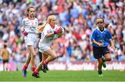 27 August 2017; Clare Walsh of Ballymacarbry NS, Co. Waterford, representing Tyrone during the INTO Cumann na mBunscol GAA Respect Exhibition Go Games at Dublin v Tyrone - GAA Football All-Ireland Senior Championship Semi-Final at Croke Park in Dublin. Photo by Ramsey Cardy/Sportsfile