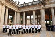 28 May 2012; The Republic of Ireland squad in attendance at a civic reception at the Stabilimento Tettuccio, Montecatini, Italy. Picture credit: David Maher / SPORTSFILE