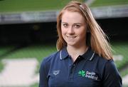 29 May 2012; Swimmer Sycerika McMahon in attendance at the launch of the 2012 Volunteers in Irish Sport Awards. Aviva Stadium, Lansdowne Road, Dublin. Photo by Sportsfile