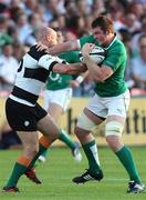 29 May 2012; Peter O'Mahony, Ireland XV, is tackled by Felipe Contepomi, Barbarians. Rugby International, Barbarians v Ireland XV, Kingsholm, Gloucester, England. Picture credit: Matt Impey / SPORTSFILE