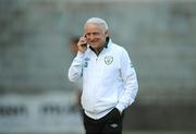 29 May 2012; Republic of Ireland manager Giovanni Trapattoni before the start of the game. International Friendly, Tuscan Selection v Republic of Ireland, Stadio Melani, Pistoia, Italy. Picture credit: David Maher / SPORTSFILE