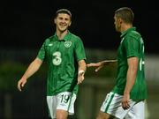 29 May 2012; Republic of Ireland's Shane Long, left, celebrates after scoring his side's fourth goal with team-mate Jonathan Walters. International Friendly, Tuscan Selection v Republic of Ireland, Stadio Melani, Pistoia, Italy. Picture credit: David Maher / SPORTSFILE