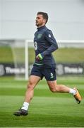 29 August 2017; Shane Long of Republic of Ireland during squad training at the FAI NTC in Abbotstown, Dublin. Photo by David Maher/Sportsfile