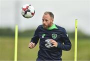29 August 2017; David Meyler of Republic of Ireland during squad training at the FAI NTC in Abbotstown, Dublin. Photo by David Maher/Sportsfile