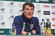 29 August 2017; Republic of Ireland assistant manager Roy Keane during a press conference at the FAI NTC in Abbotstown, Dublin. Photo by David Maher/Sportsfile