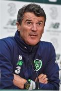 29 August 2017; Republic of Ireland assistant manager Roy Keane during a press conference at the FAI NTC in Abbotstown, Dublin. Photo by David Maher/Sportsfile