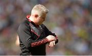 26 August 2017; Mayo manager Stephen Rochford checks his watch before the GAA Football All-Ireland Senior Championship Semi-Final Replay match between Kerry and Mayo at Croke Park in Dublin. Photo by Piaras Ó Mídheach/Sportsfile