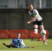 26 August 2017; Chris Shields of Dundalk during the Irish Daily Mail FAI Cup Second Round match between Crumlin United and Dundalk at Iveagh Grounds in Drimnagh, Dublin. Photo by Cody Glenn/Sportsfile