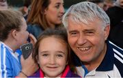 30 August 2017; Supporters Pat Wade and Aleesha Wade during a meet and greet with supporters at Parnell Park in Dublin. Photo by Piaras Ó Mídheach/Sportsfile