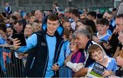 30 August 2017; Dublin footballer John Small takes a photograph with supporters during a meet and greet with supporters at Parnell Park in Dublin. Photo by Piaras Ó Mídheach/Sportsfile