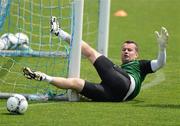 31 May 2012; Republic of Ireland goalkeeper Shay Given saves a shot during EURO2012 squad training ahead of their Friendly International against Hungary on Monday. Republic of Ireland EURO2012 Squad Training, Borgo A Buggiano, Montecatini, Italy. Picture credit: David Maher / SPORTSFILE