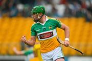 2 June 2012; Joe Bergin, Offaly, celebrates after scoring his side's second goal. Leinster GAA Hurling Senior Championship Quarter-Final, Offaly v Wexford, O'Connor Park, Tullamore, Co. Offaly. Picture credit: Stephen McCarthy / SPORTSFILE