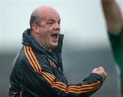 2 June 2012; Offaly manager Ollie Baker celebrates his side's victory. Leinster GAA Hurling Senior Championship Quarter-Final, Offaly v Wexford, O'Connor Park, Tullamore, Co. Offaly. Picture credit: Stephen McCarthy / SPORTSFILE